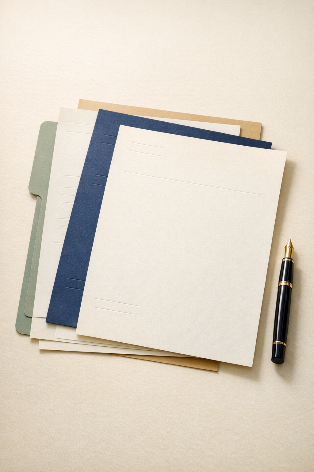Tailored resume and cover letter pages arranged on a desk
